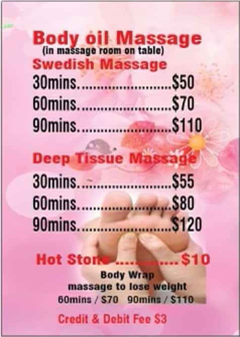 full body oil massage prices near me