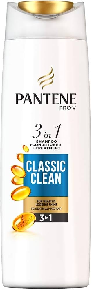 pantene shampoo 225ml 3 in 1 classic clean