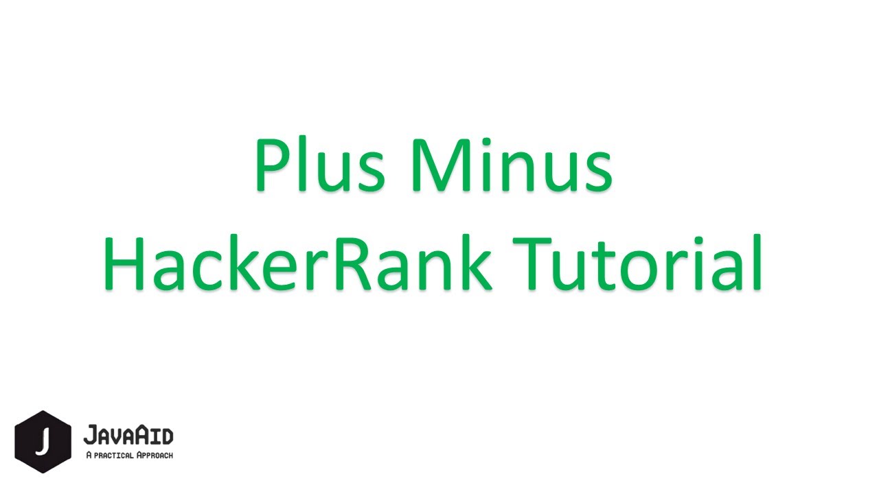 plus minus hackerrank solution in java