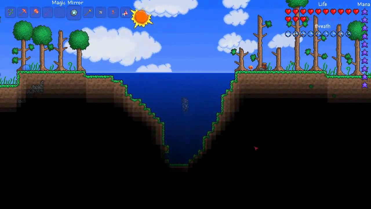 terraria swimming