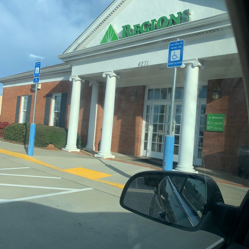 regions bank fayetteville ga