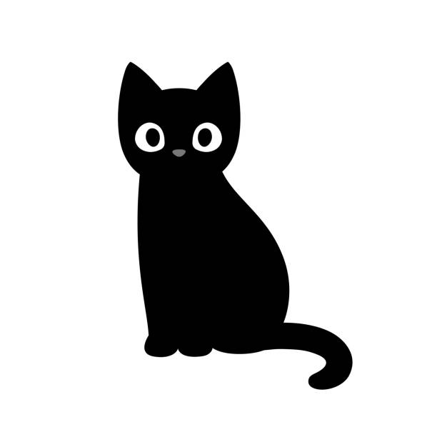 black cat clipart