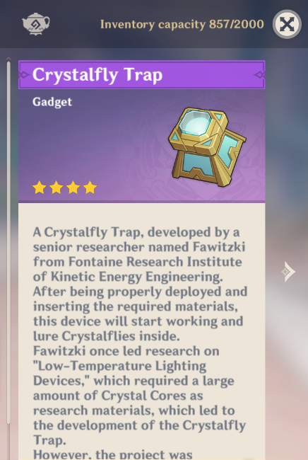 crystalfly trap