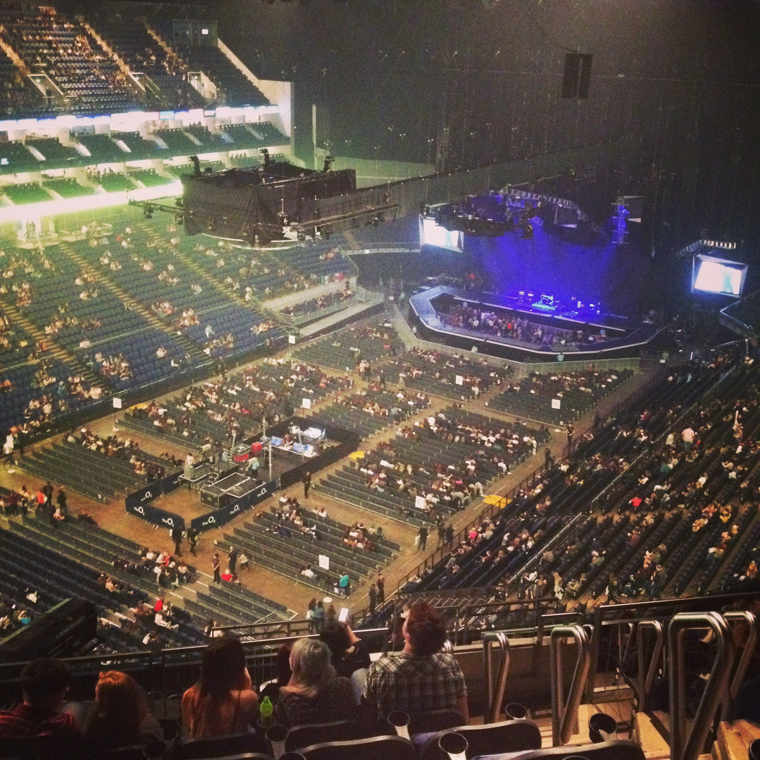 o2 arena seat view