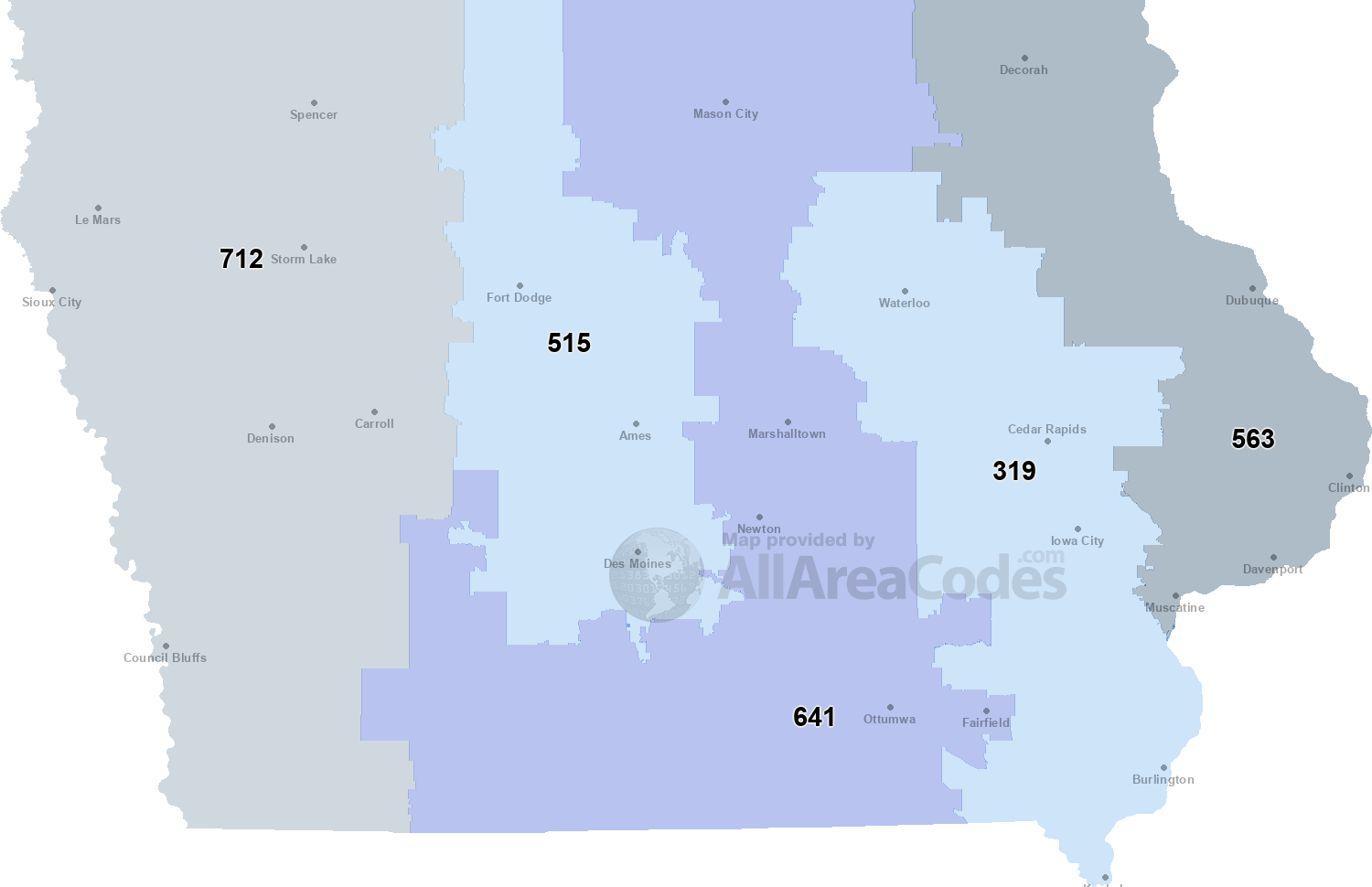 area code of 712