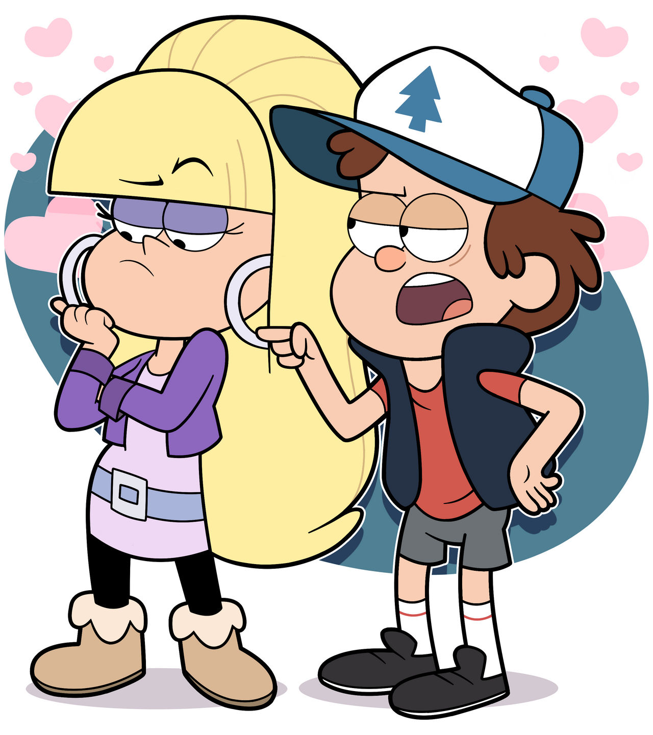 gravity falls dipper x pacifica