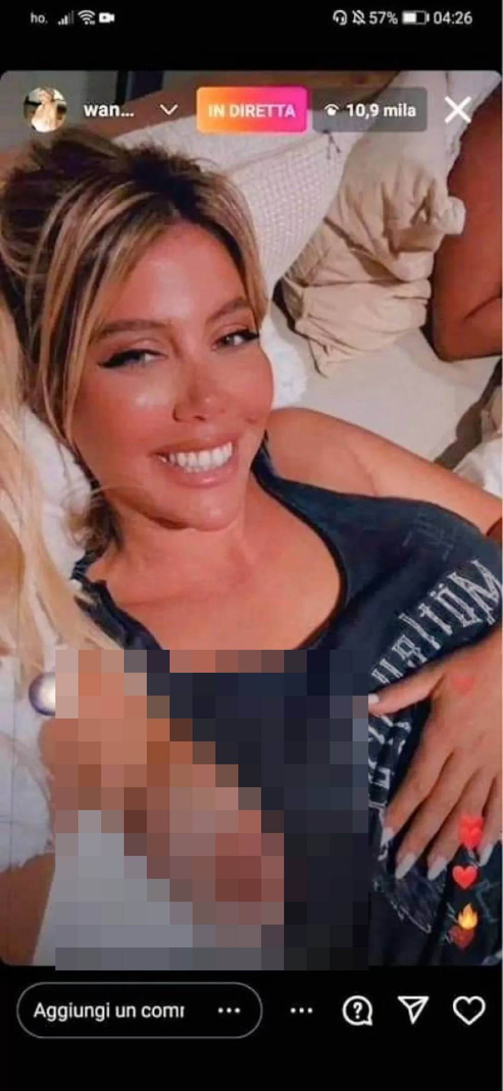 tetas de wanda nara