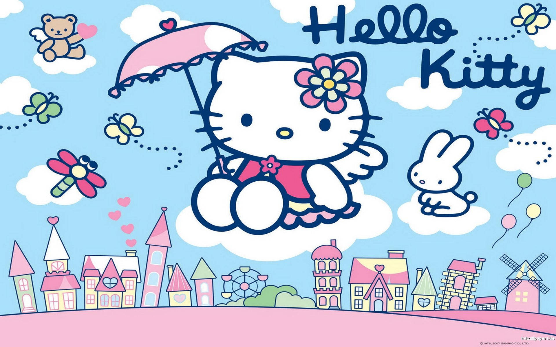 hello kitty wall paper