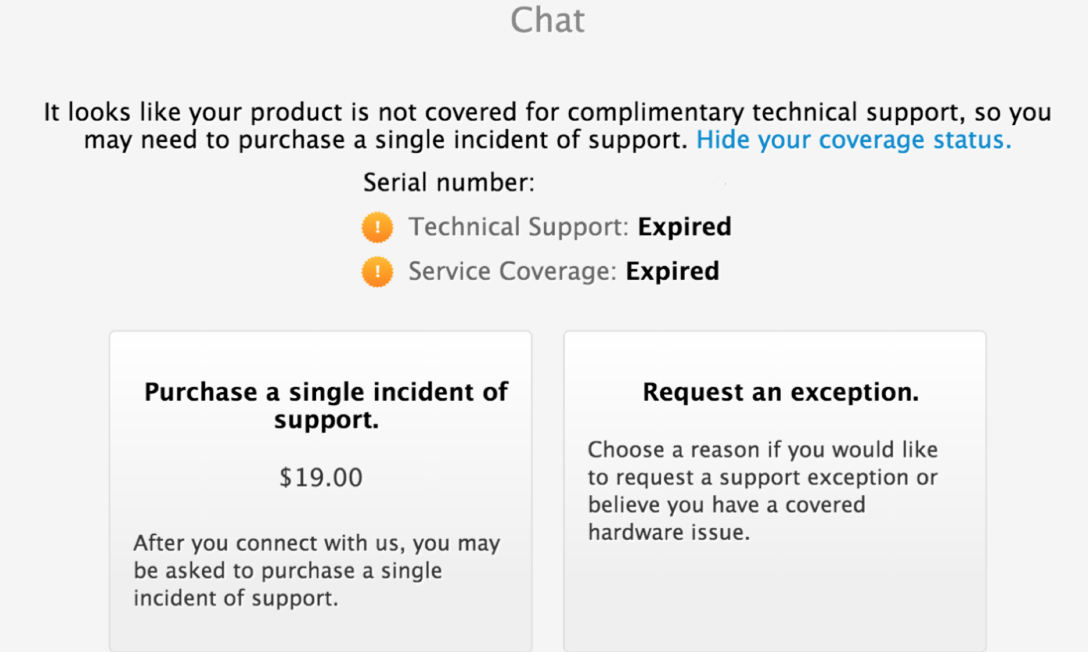 apple support chat