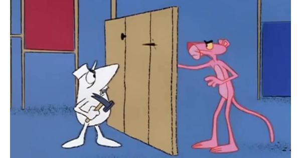 the pink panther cartoon series