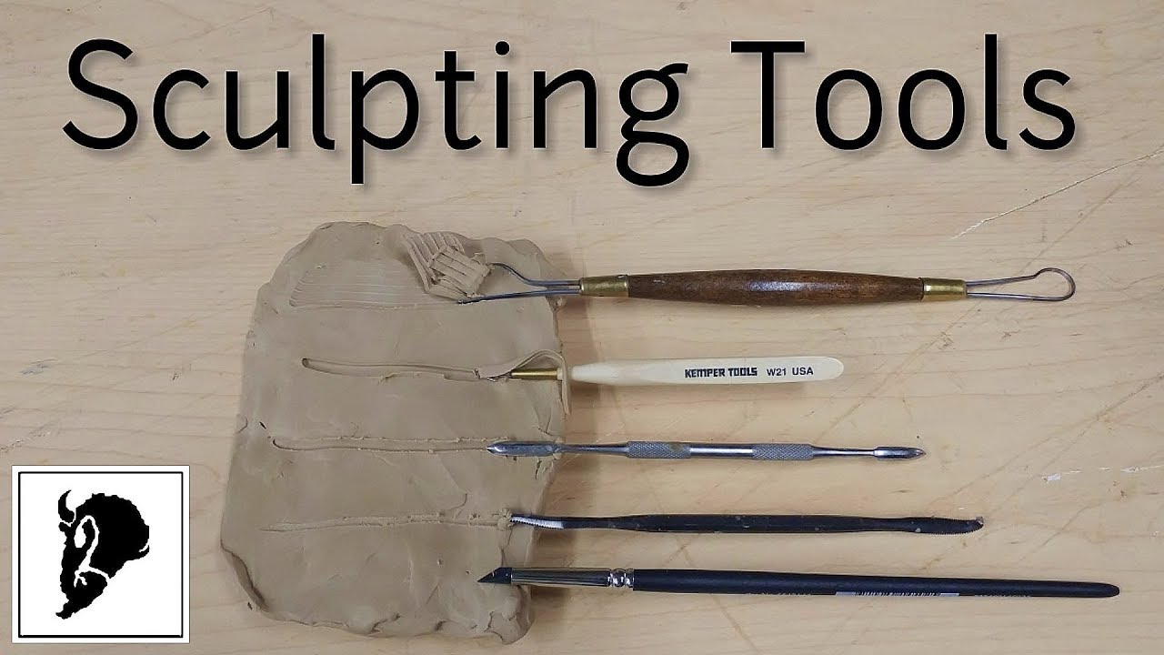 clay and sculpting tools