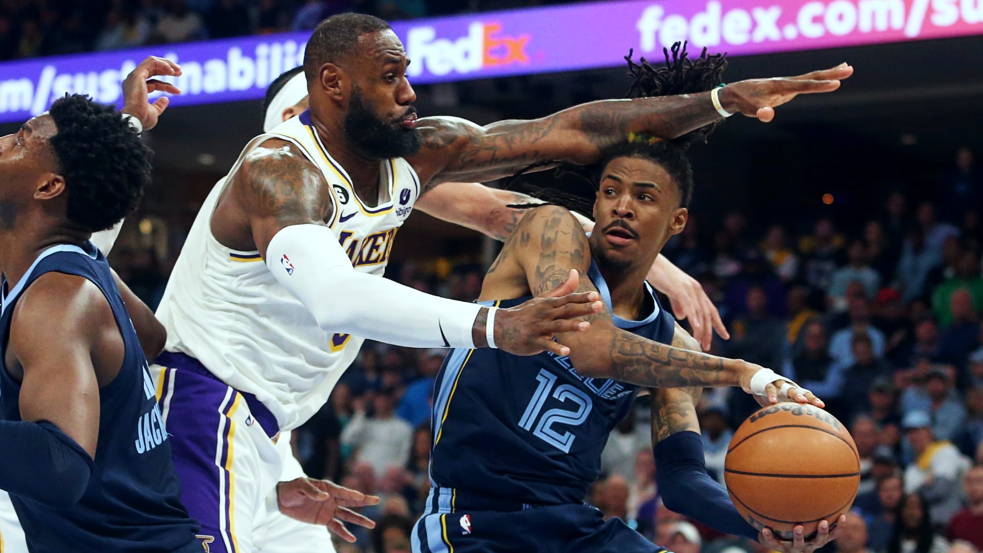 lakers vs memphis grizzlies match player stats