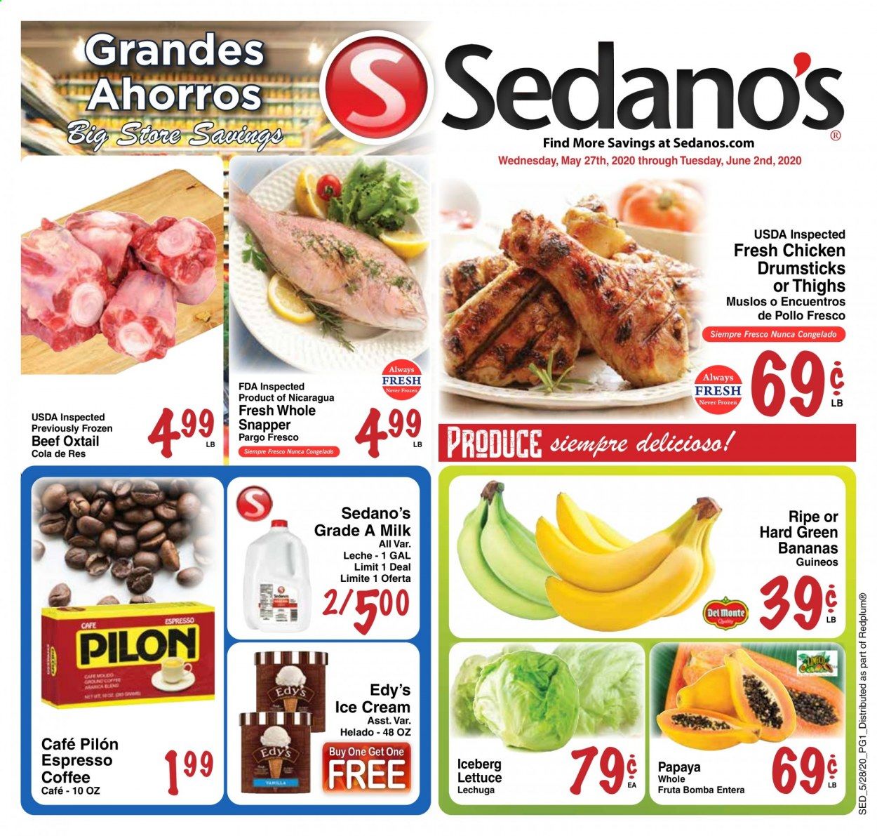 sedanos weekly