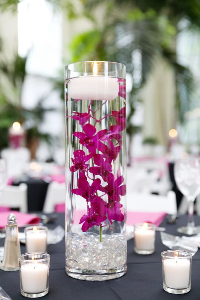 cylinder vases for floating candles