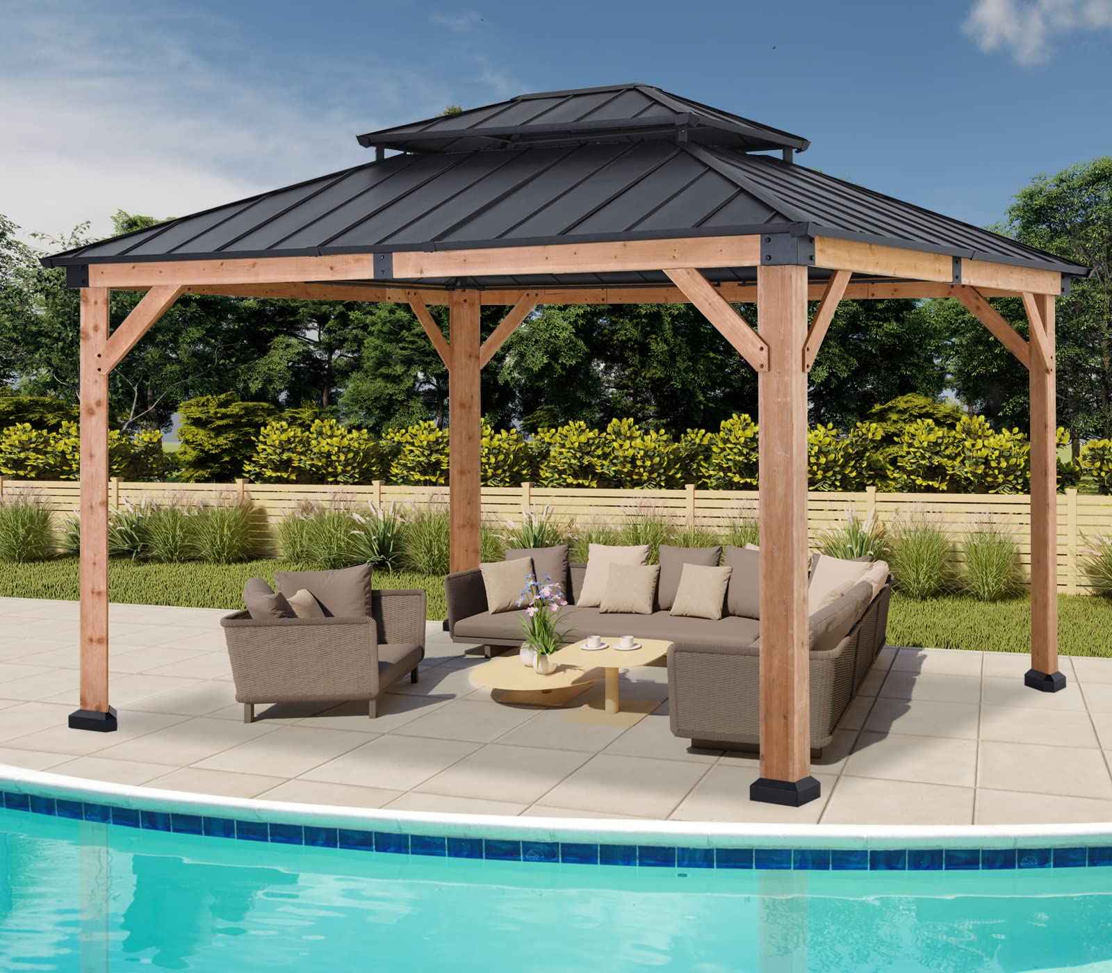 sunjoy gazebo 11x13