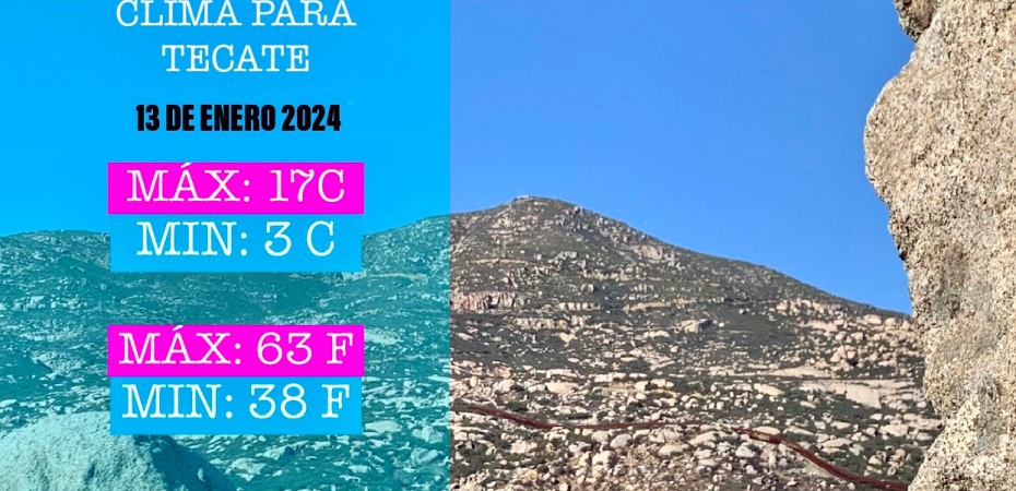 pronóstico del tiempo para tecate