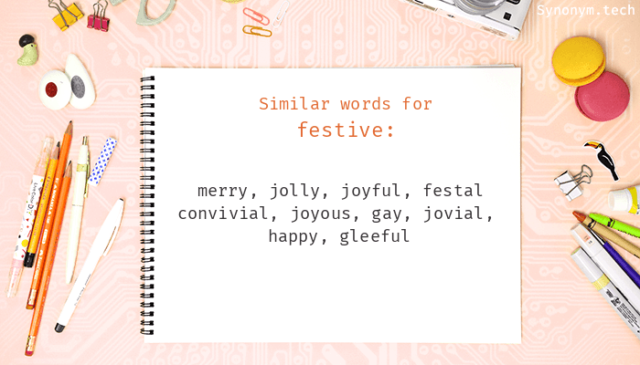 festive antonym