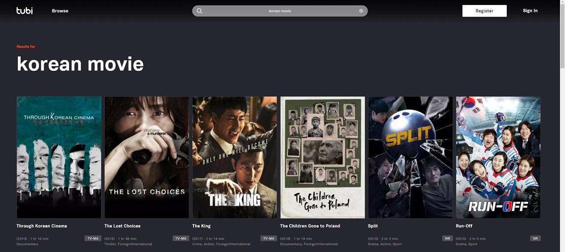 watch korean movies online