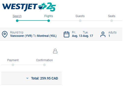 plane ticket from montreal to toronto