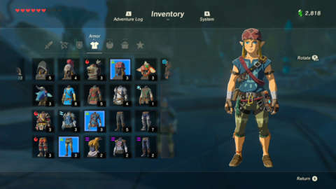 breath of the wild armor