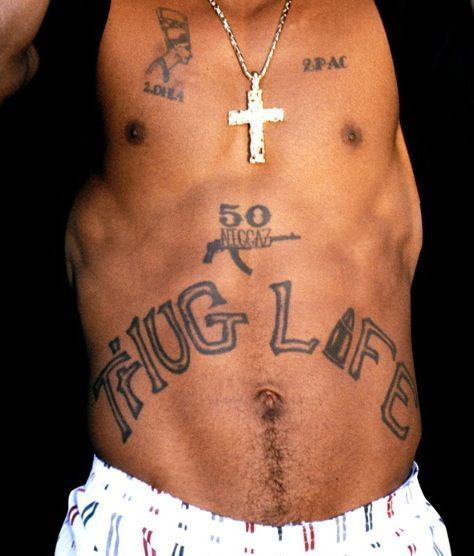 tupac thug life tattoo