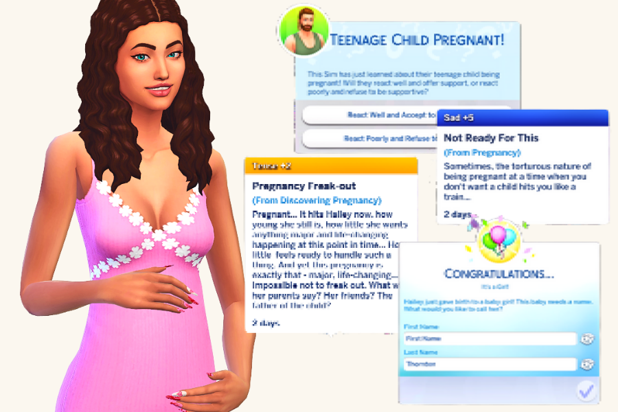 sims 4 teenager pregnant