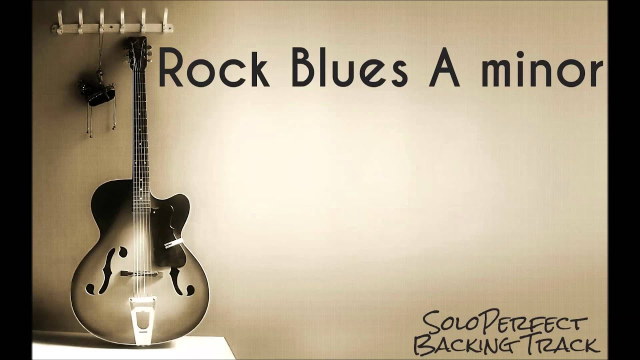 am blues backing track