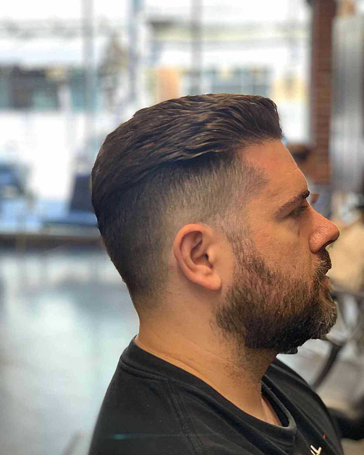 short fade side haircut