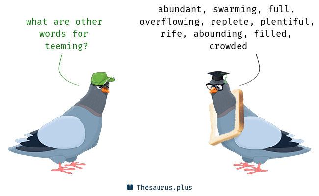 teeming antonym