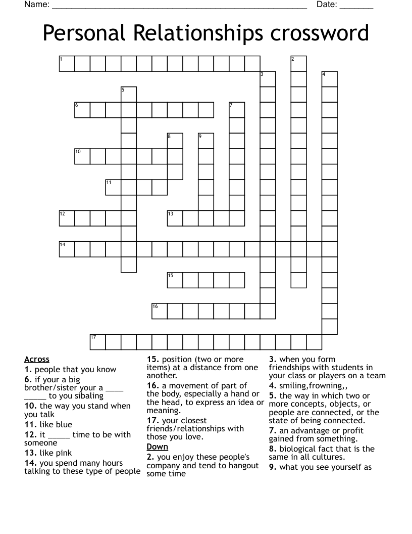 people each having one life partner crossword