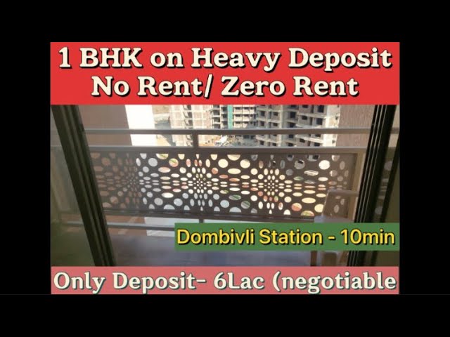 no rent only heavy deposit