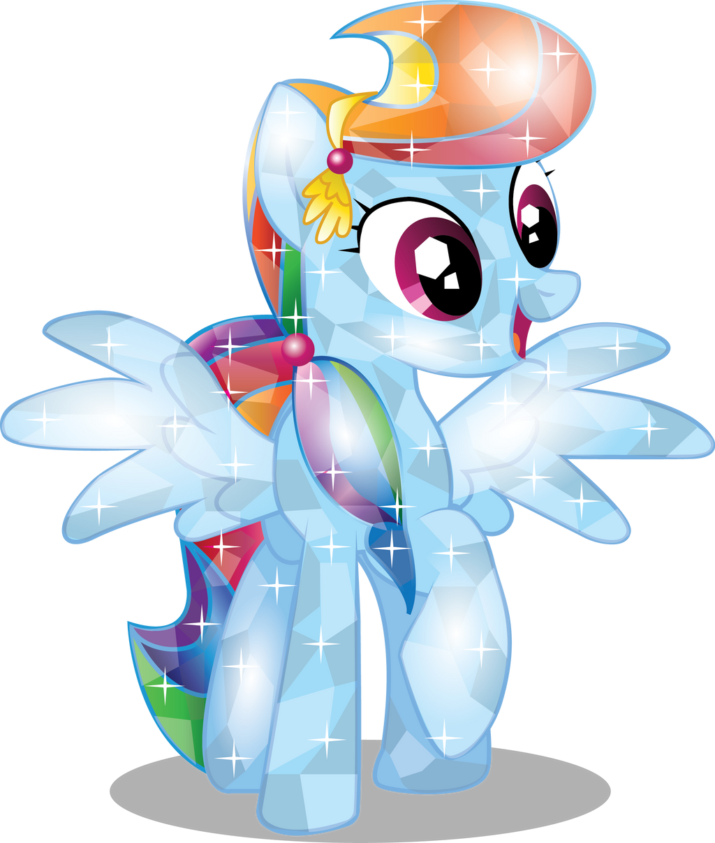 rainbow dash crystal