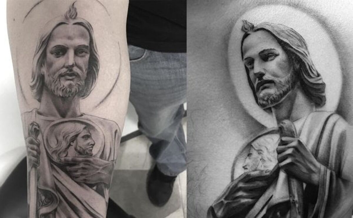 san judas tadeo para tatuar