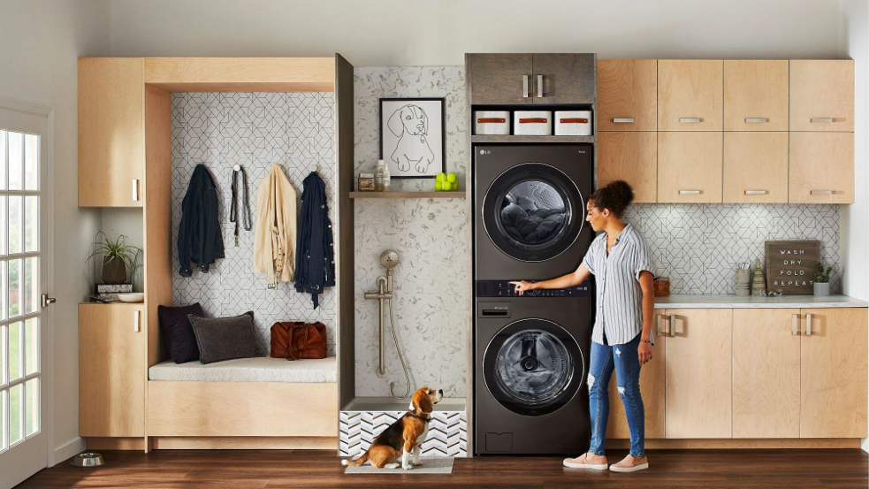 full size stackable washer and dryer