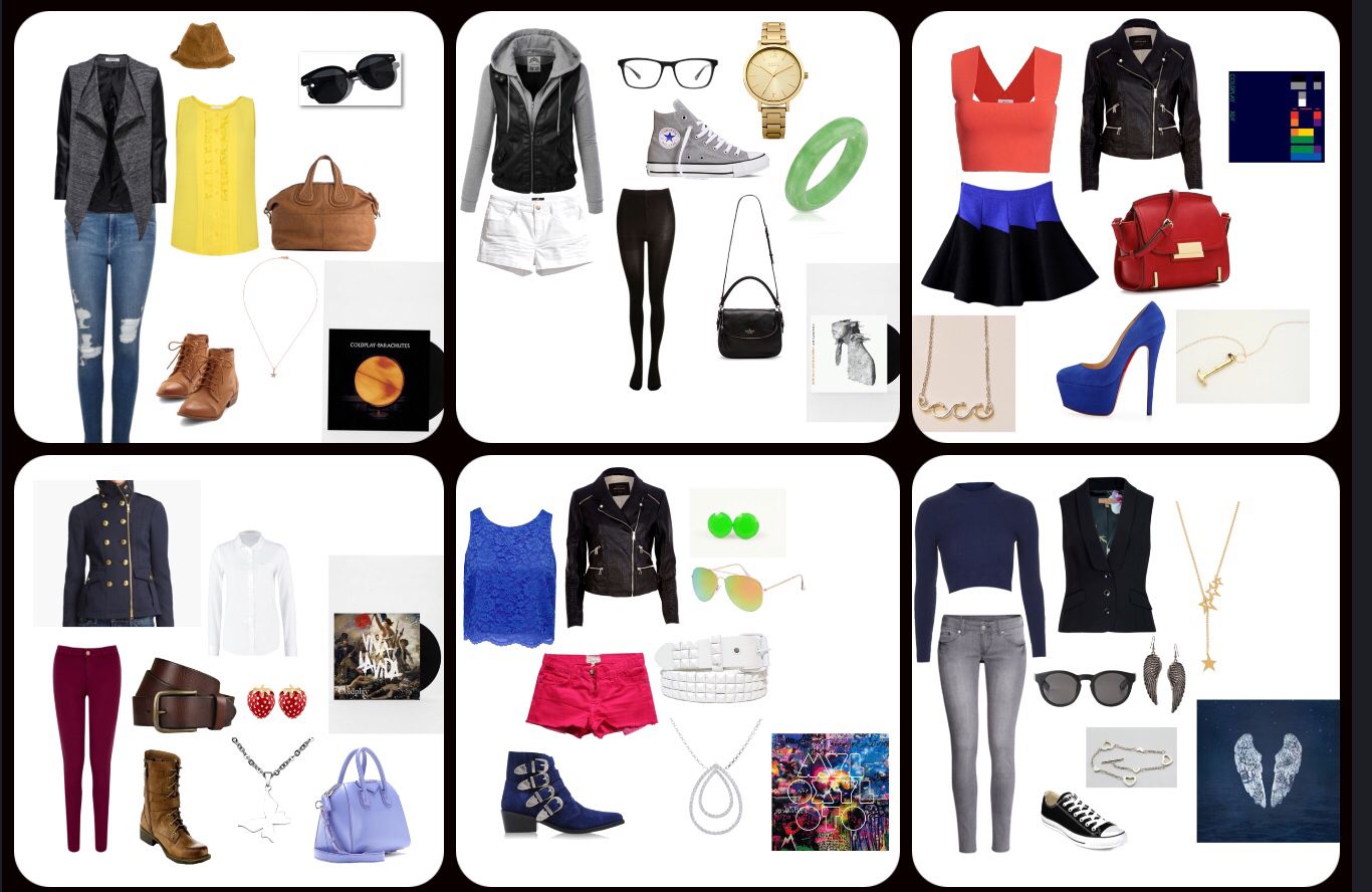 coldplay inspired outfits