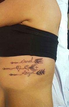 arrow rib tattoo