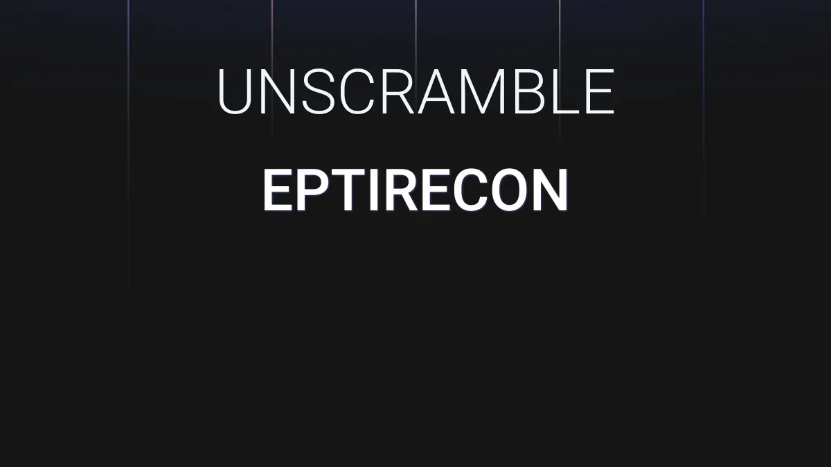 unscramble reopen