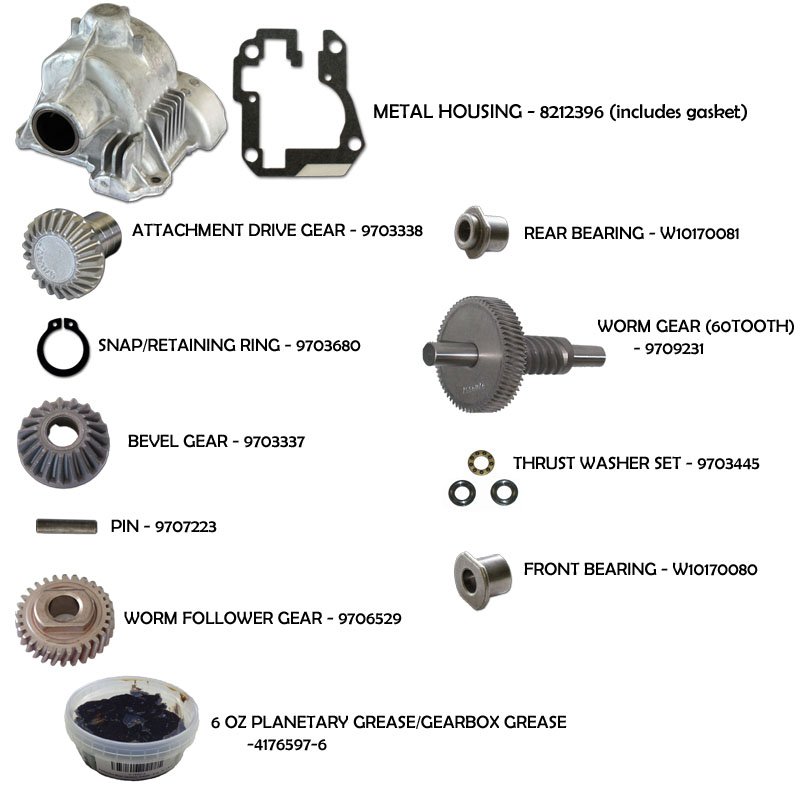 kitchenaid worm gear