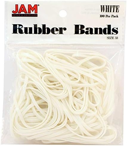 white rubber bands