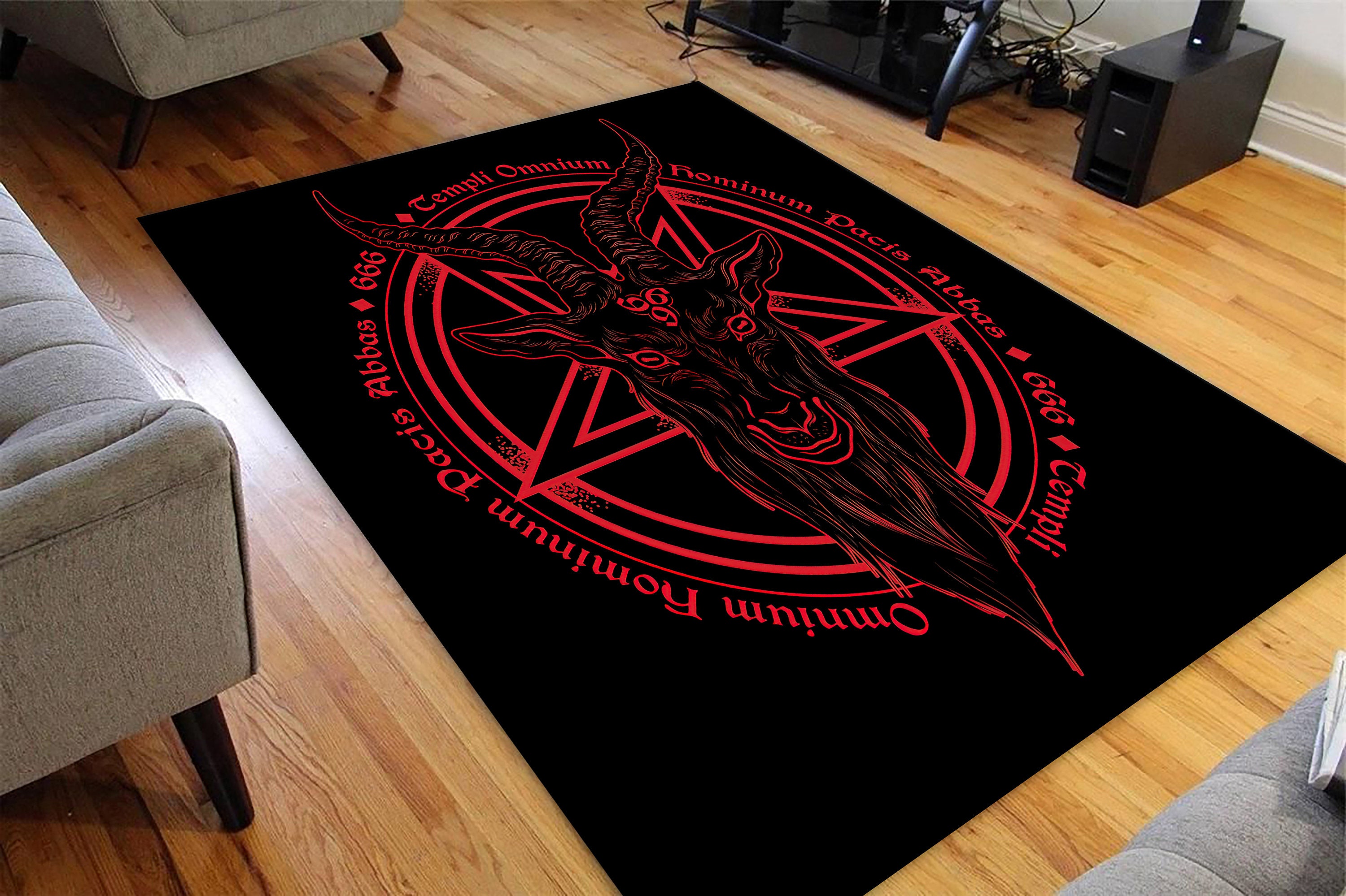 satanic rug