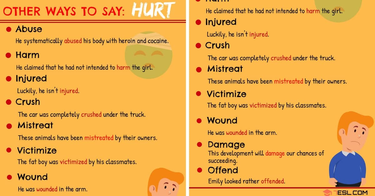 synonyms for injury