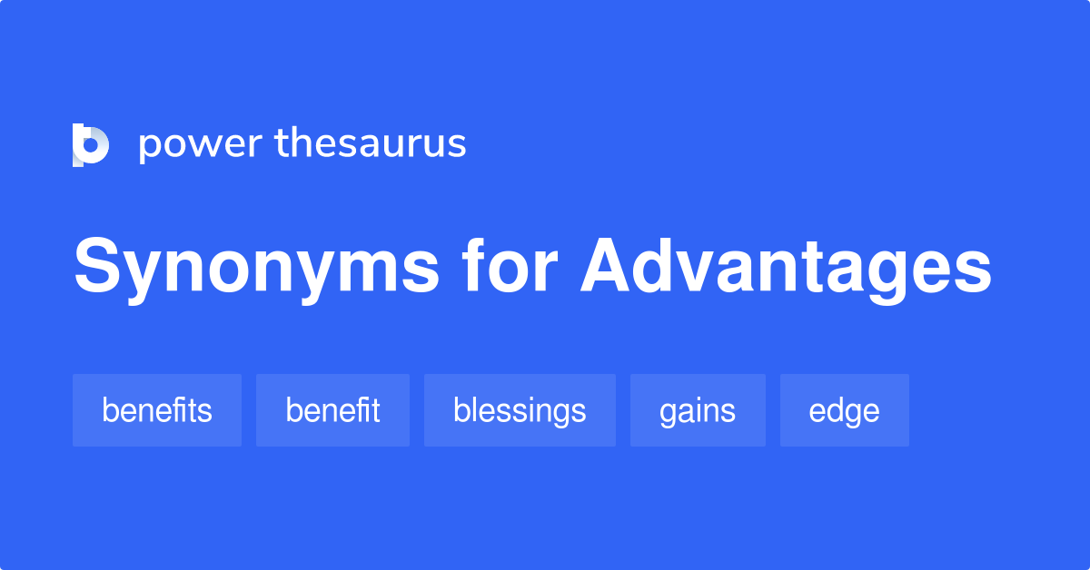 benefit from thesaurus