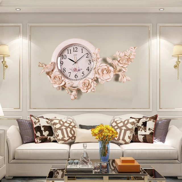 fancy wall clock for living room