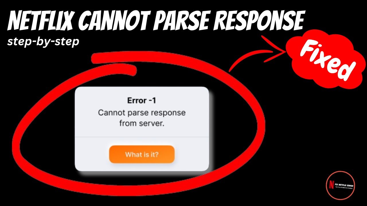 cannot parse response netflix