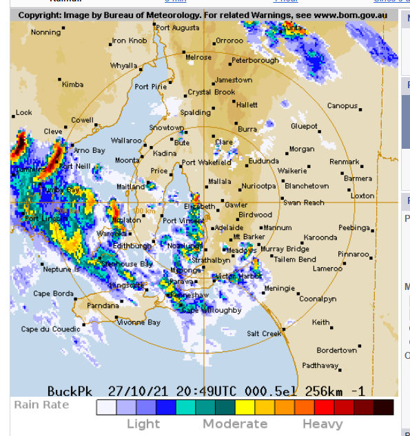 adelaide bom weather radar