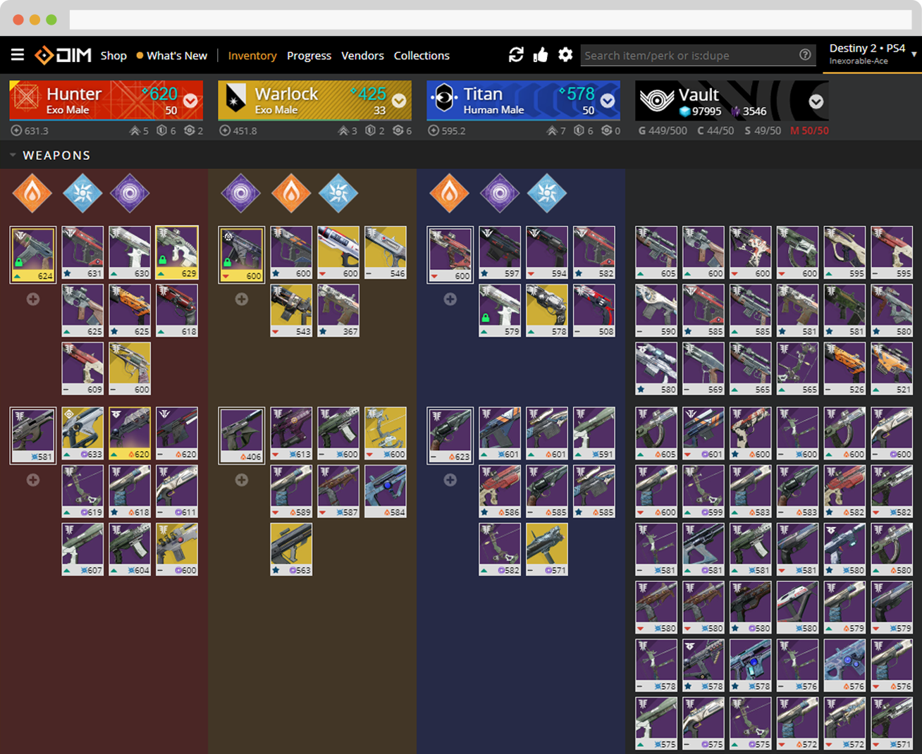 item manager destiny 2