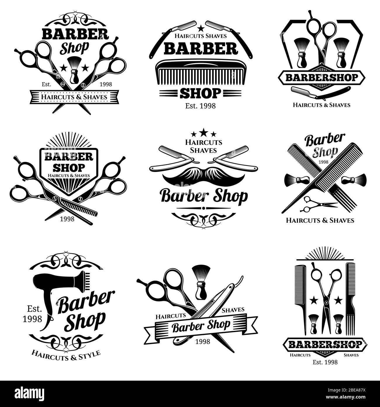 logos barberias