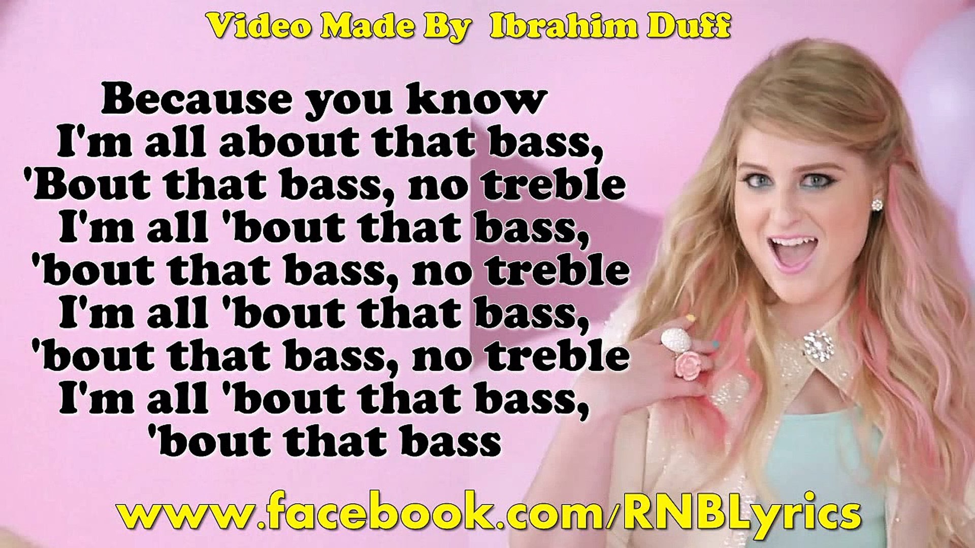 all about the bass no treble lyrics