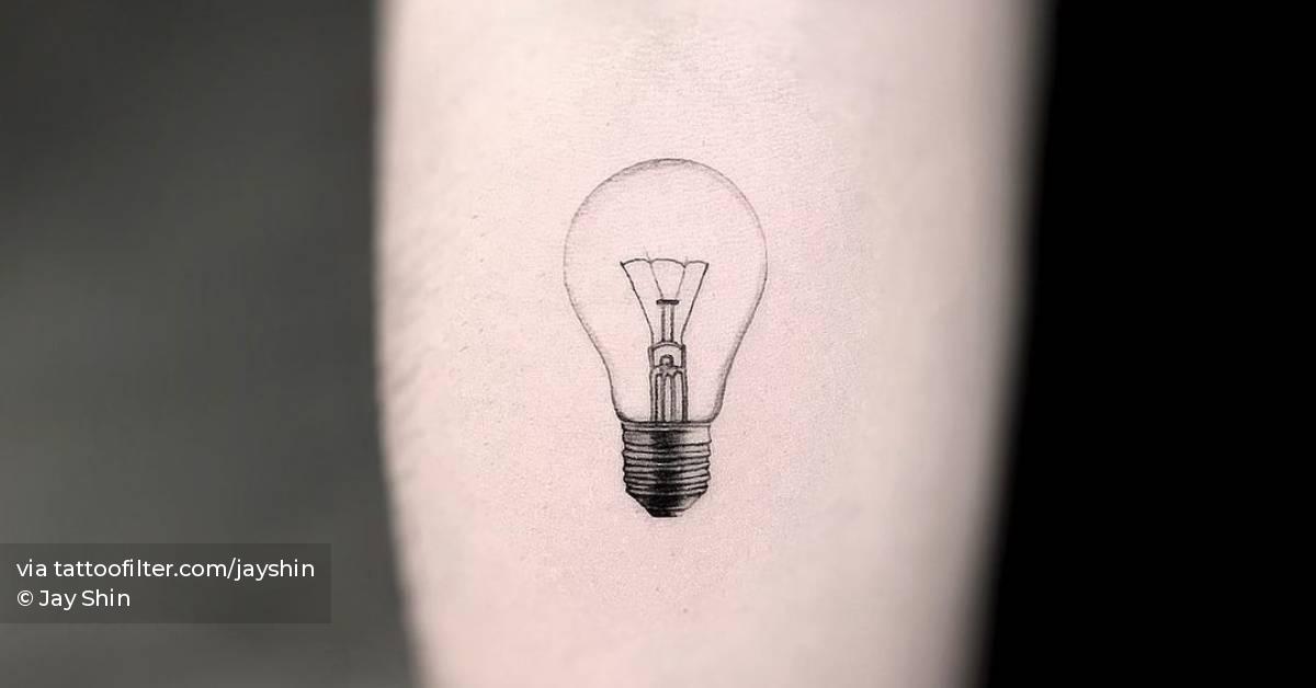 lightbulb tattoo