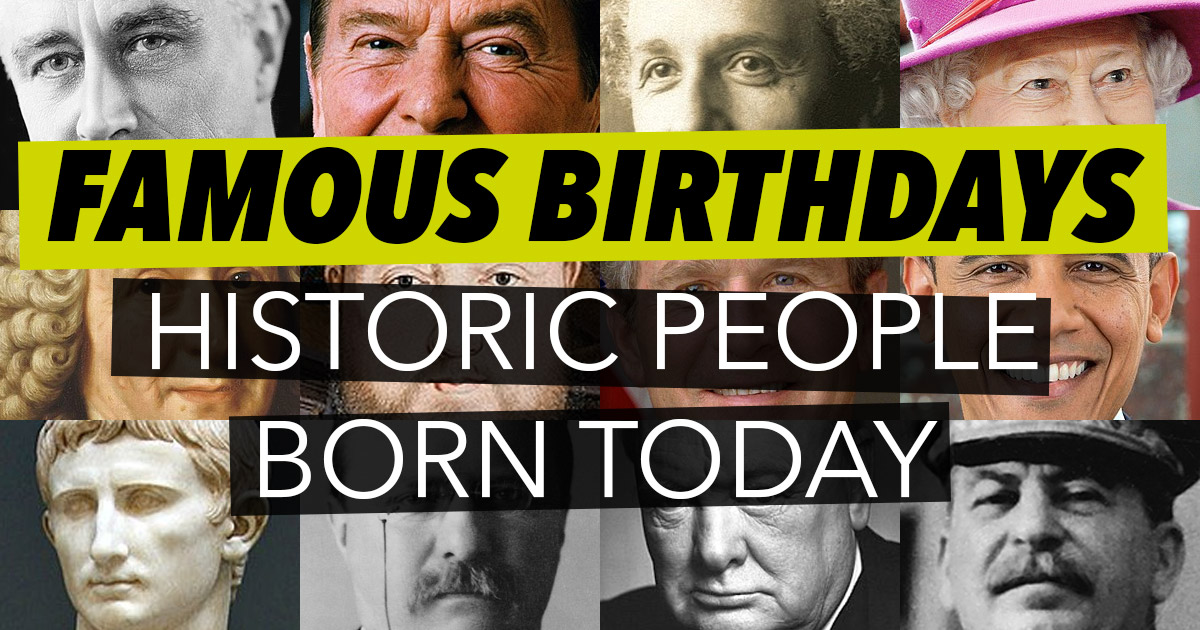 famous person birthday